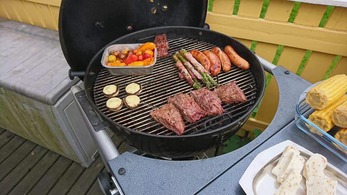 Ny spis på G – och årets första grill!