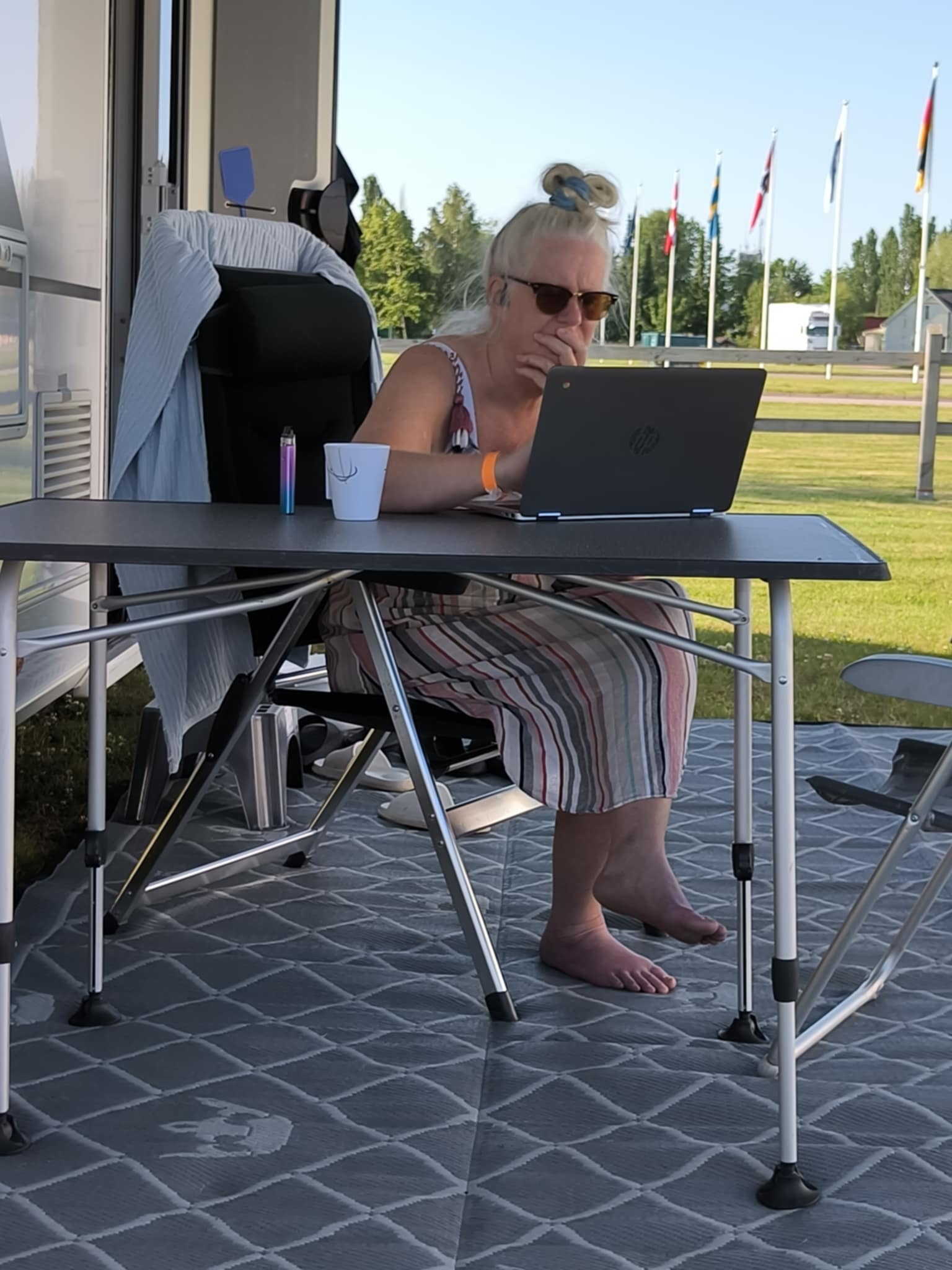 Låg energi och återhämtning under en lugn husbilshelg