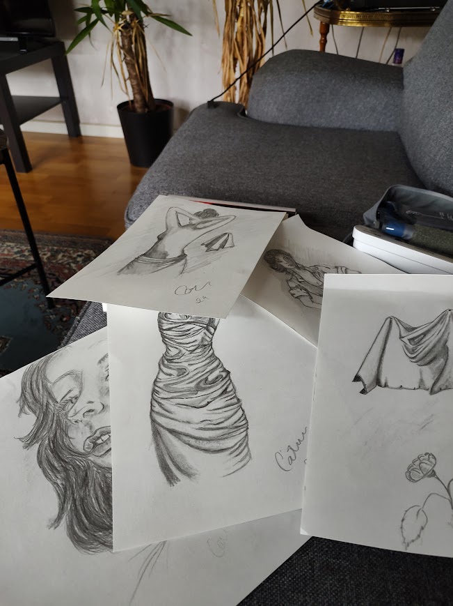 ADHD in everyday life – emotions expressed through pencil drawings and creativity