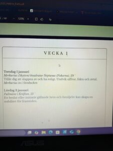 Astrologisk planeringskalender – välja tankar och själv­kärlek inför året