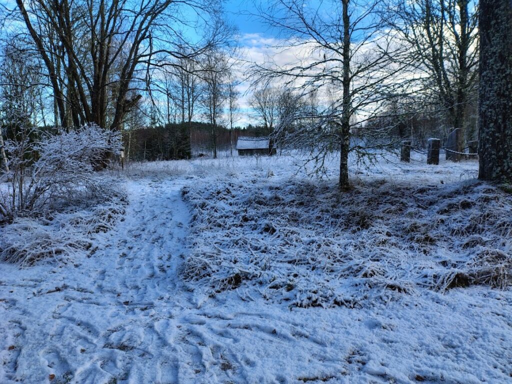 Fäboden som vi besökte under vår söndagsutflykt till soldattorpet.