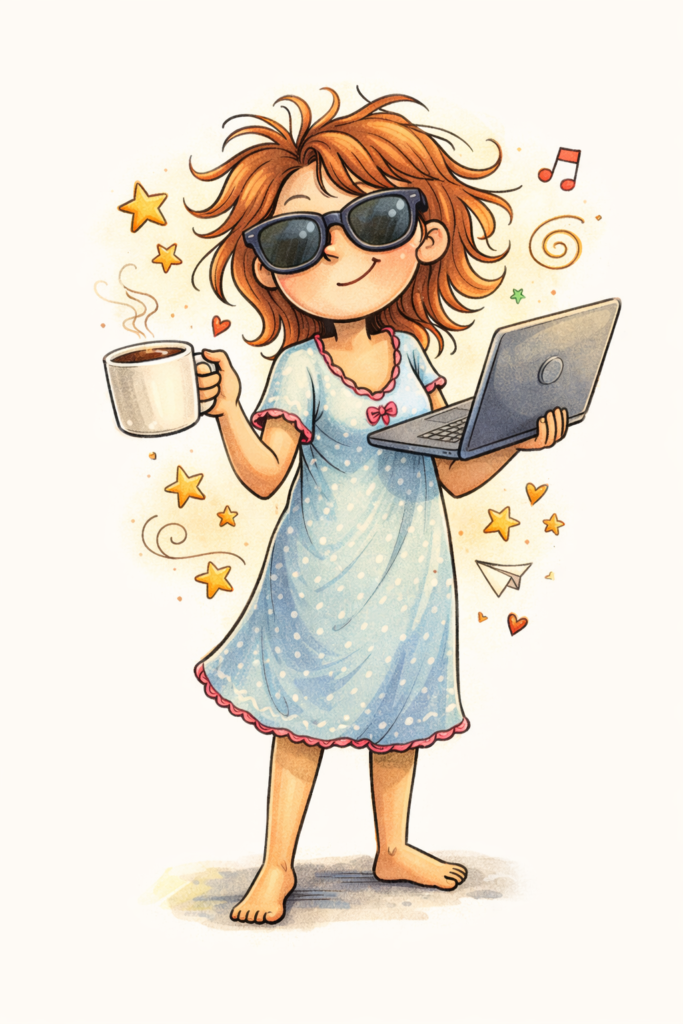 Lättnad efter skolmöte NPF – mamma sitter i lugn och känner harmoni efter mötet