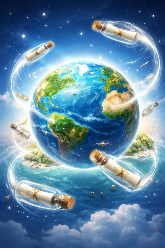 Thursday statistics blog – words traveling the world like a message in a bottle